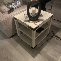 Solid Wood End Table