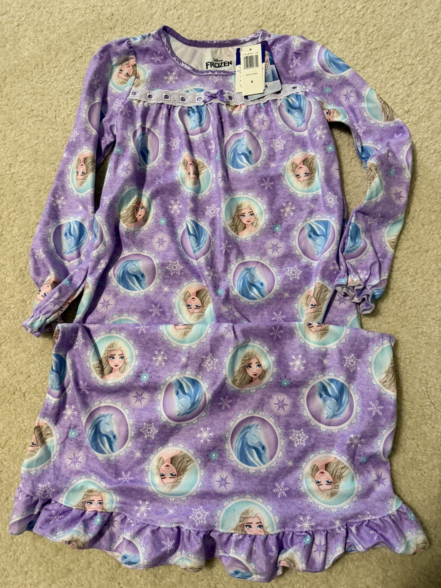 Disney Frozen Girls Nightgown - New 