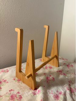 Wooden laptop stand