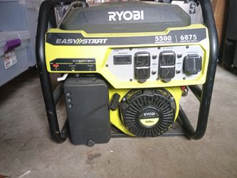 RYOBI 5500W Generator 6875 Starting Watts – Hurricane/Home Backup