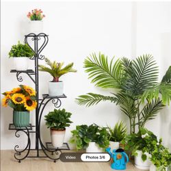 Metal Plant Stand: 5 Tiered Flower Pot Rack 13-G1