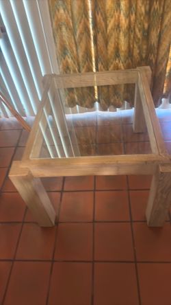 3 Glass Tables Set