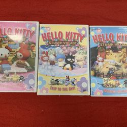 Hello Kitty DVD’s Stump Village Vol. 1-3