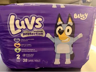 Luvs size 2-38 diapers