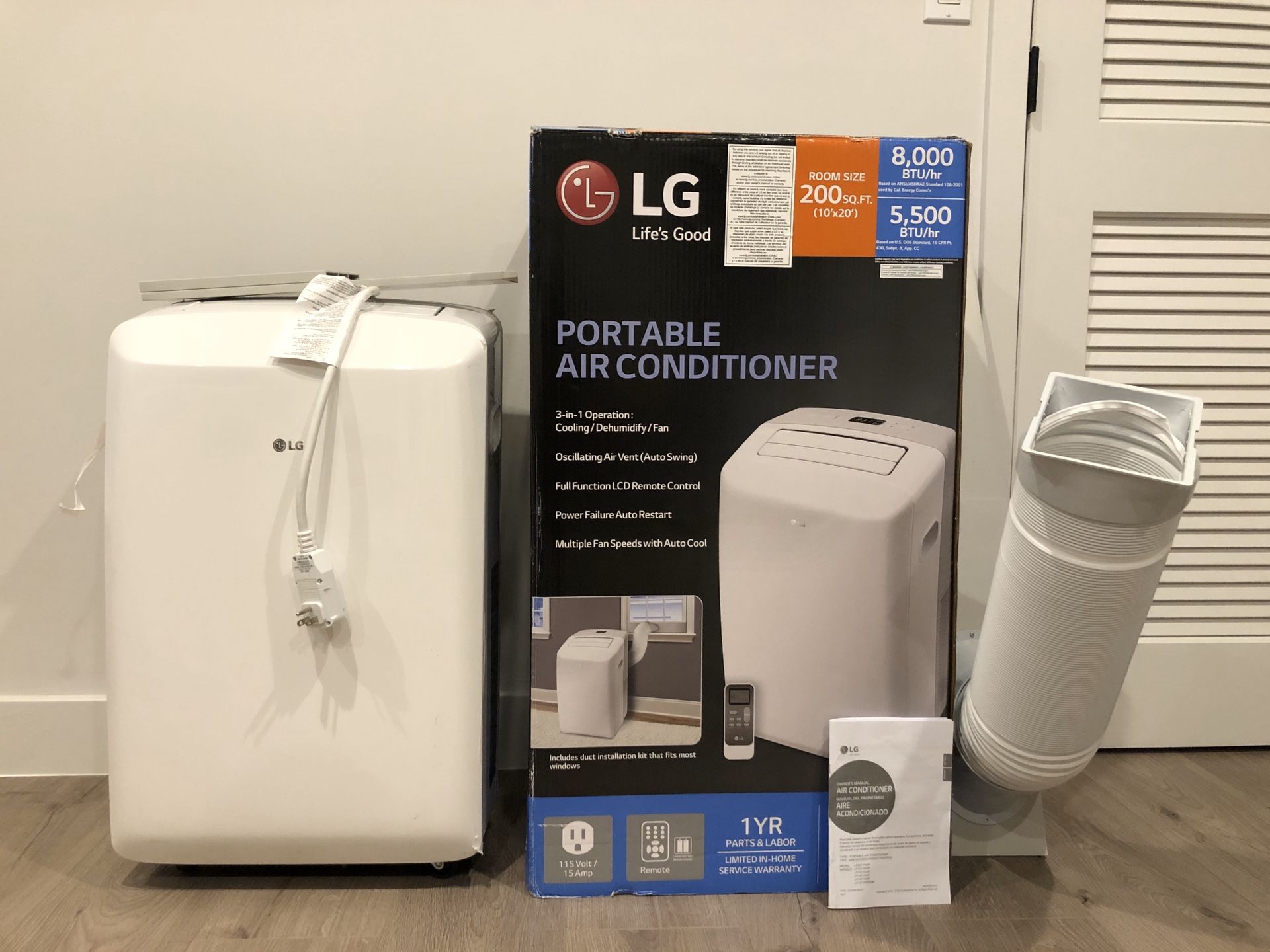 Brand New LG Portable AC Unit - $250