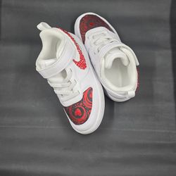 White Nike Court Kid Sneaker