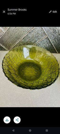 Green Vintage Bowl