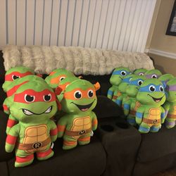 Ninja Turtle Plushies 