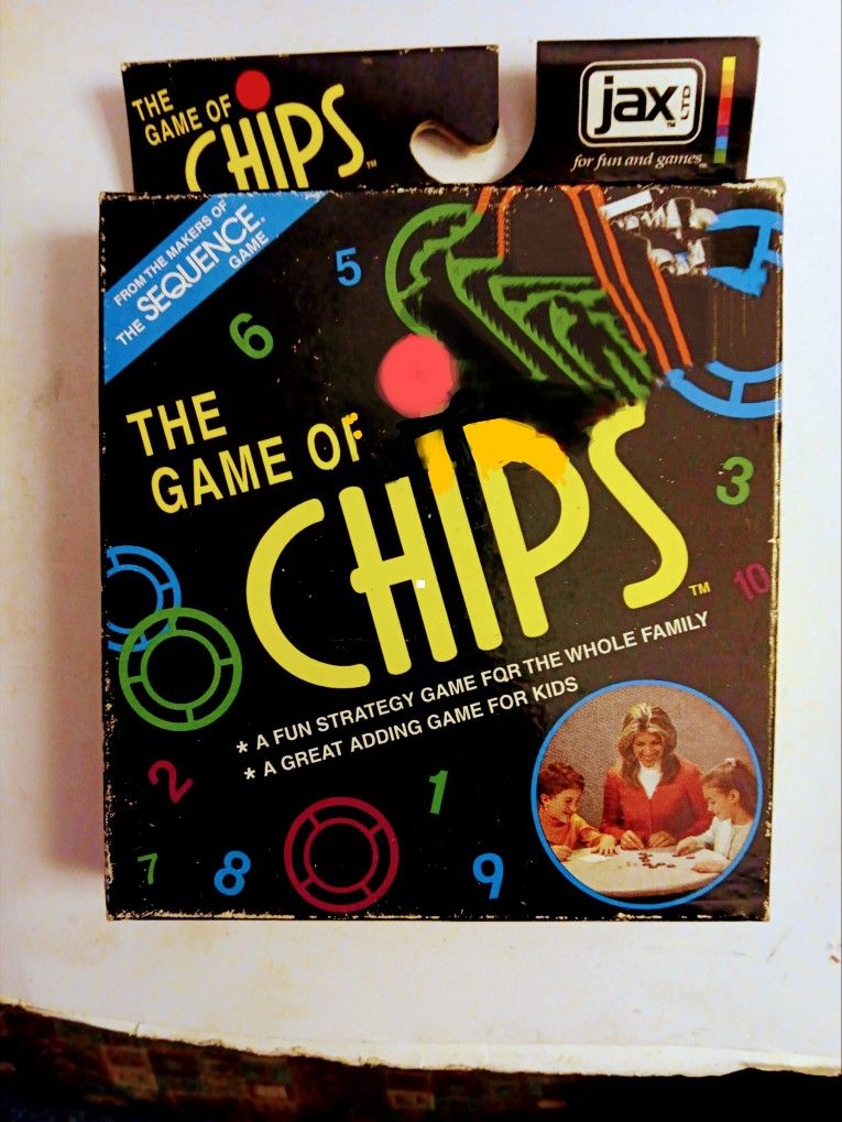 The Game Of Chips New Unopened