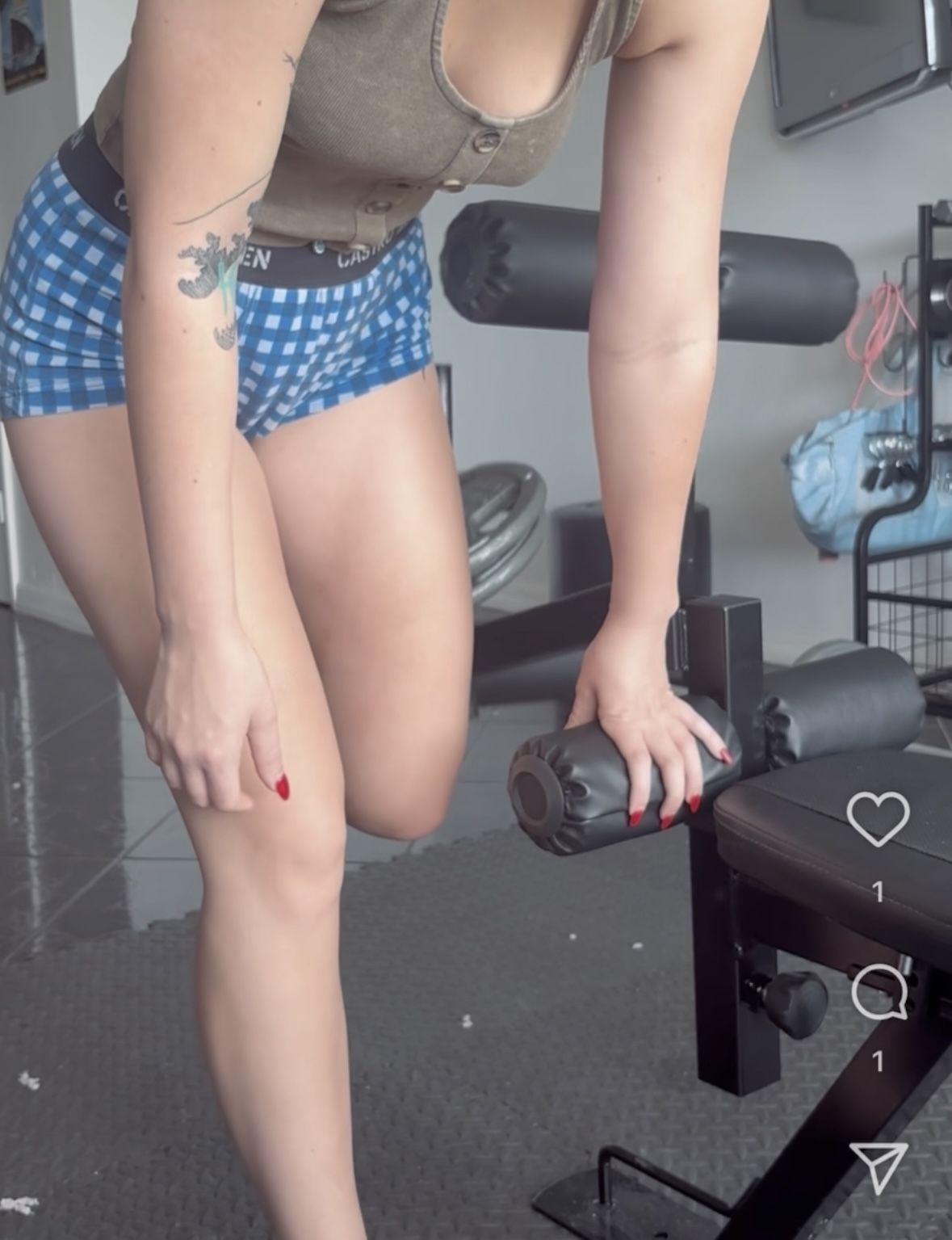 Multi-Purpose Adjustable Gym Bench + Leg/Hamstring/bicep Machine – Versatile Setup!
