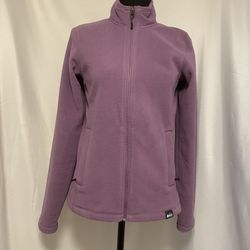 Women’s XS REI Co-op Full Front Zip Fleece Jacket Coat Lavender 