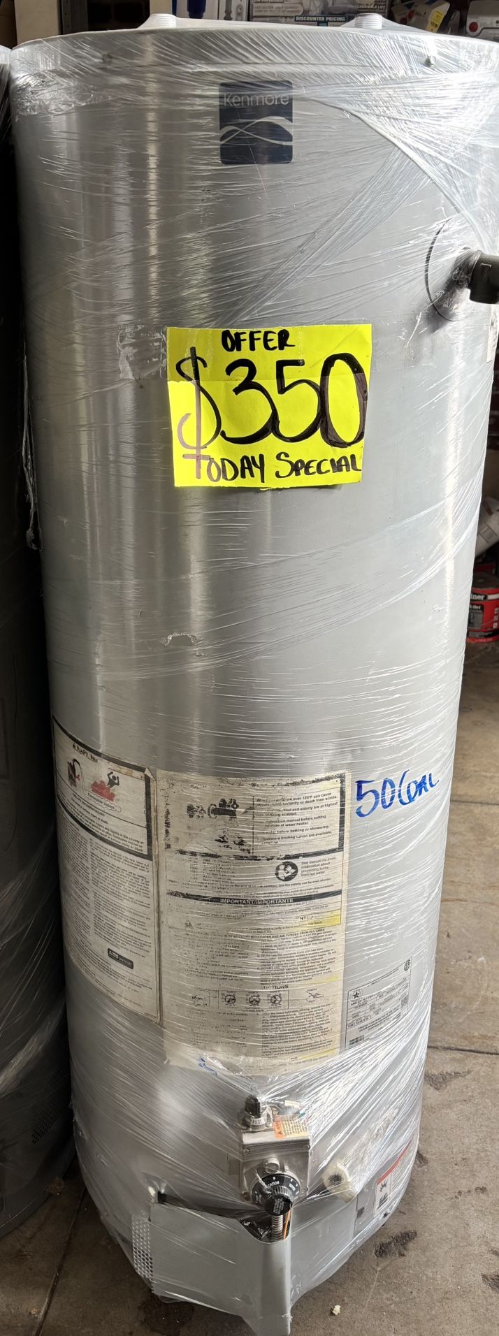 Water Heater 50Gal♨️