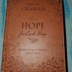 Billy Graham's "Hope for Each Day" devotional book