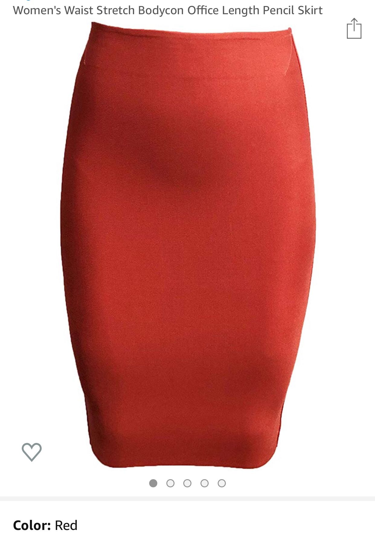 Fitted Pencil skirt