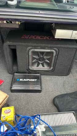10” kicker L7 sub & amp