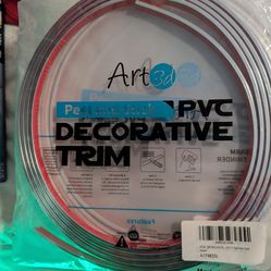 New lot of 8x bags of  Art3d Peel and Stick PVC Chrome Decorative Trim - home, auto, business