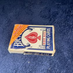 Blue and white vintage Bicycle Rider Back playing cards