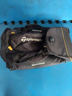 $40 Firm, Yes, It's Available, Taylormade Rolling Duffel Bag suitcase, Excellent Condition, Never Used, Just Stored, All Zippers Work, $130 Retail