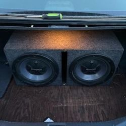 NEED GONE Dual Kenwood 12" Subs