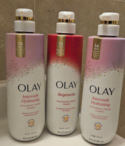 Olay Body Wash Bundle – 3 Bottles