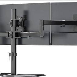 Triple Monitor Stand Fits 3 Screens up to 27 inch, 22 lbs Weight Capacity per Arm