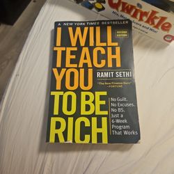 Paperback book I will teach you to be rich
