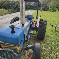 Ford 3910 With Brush Mower