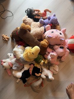 Bag of random stuff animals