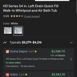 Kohler Walk In Jacuzzi Bathtub