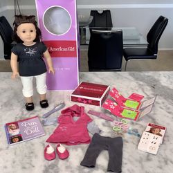 American Girl Doll With 2 Outfits And Accessories 