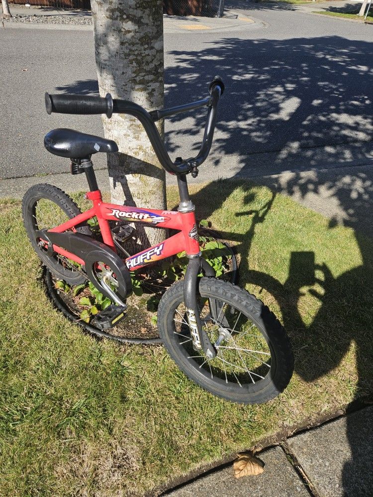 Kids Bike Huffy Rock it 16", Foot Brakes, 3-9 Years
