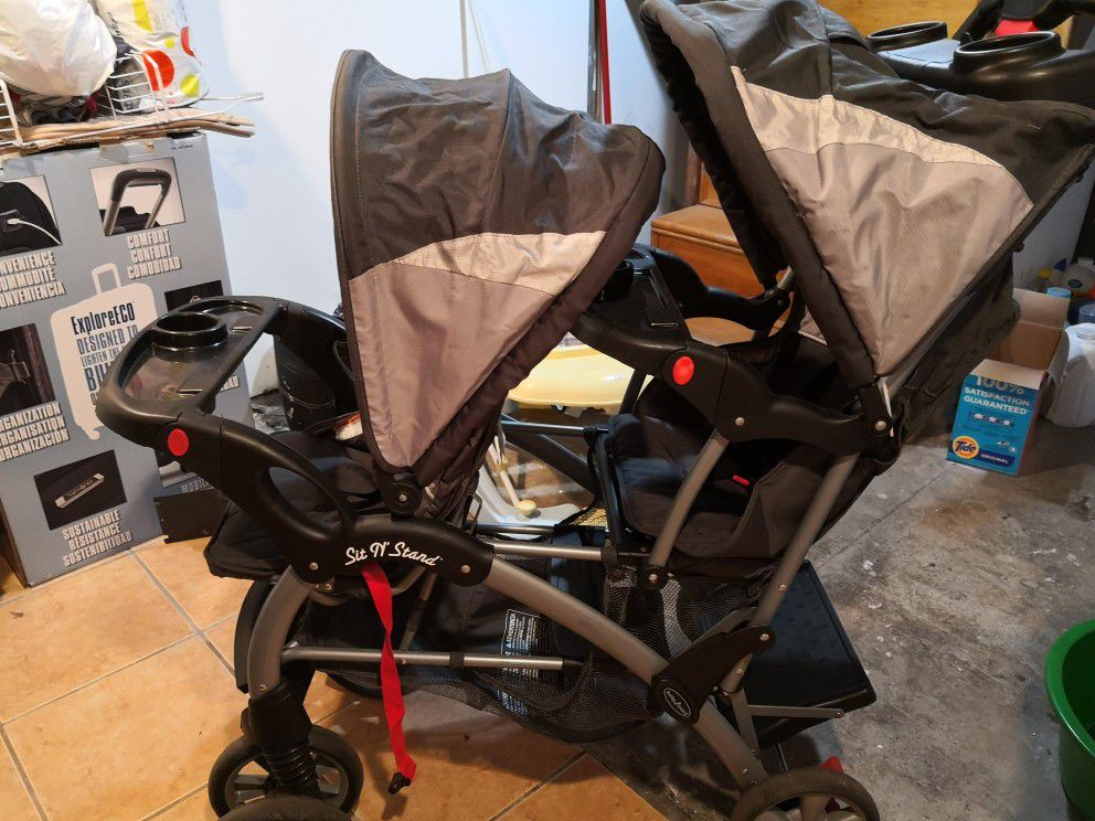 Double stroller Twin Double Infant Toddler