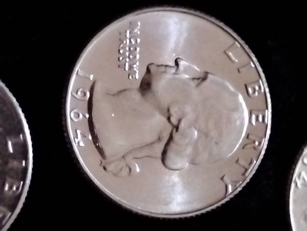 1964 Mint State Denver Silver Quarters