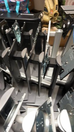 Lot of 5 monitor stand