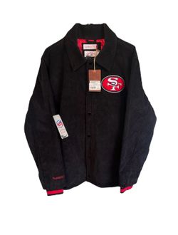 San Fransisco 49ers Corduroy Jacket Mitchell & Ness Size Medium