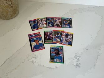 Baseball Trading Cards 89 Donruss New York Mets. Lot of 11