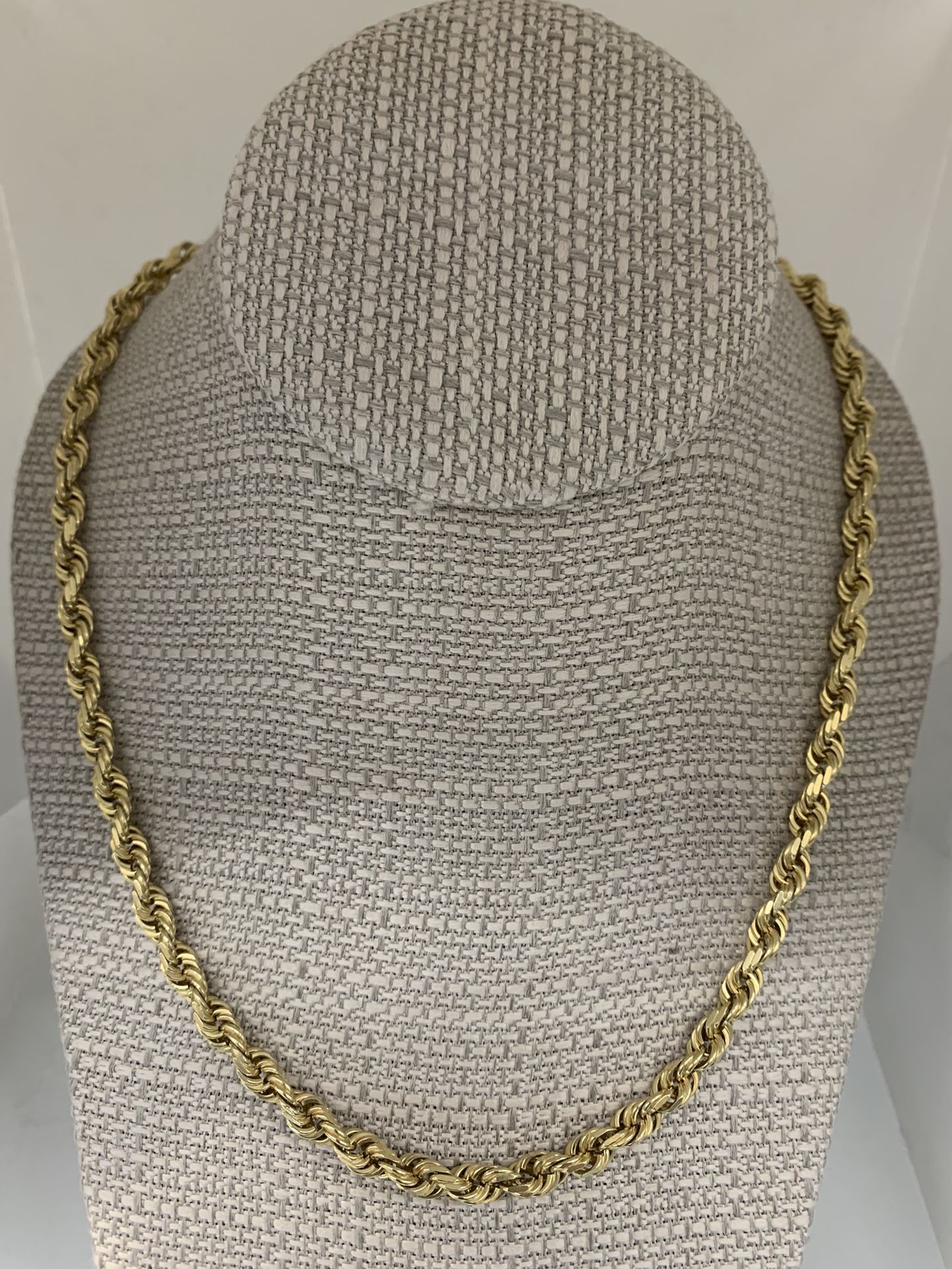14k Solid Rope Chain