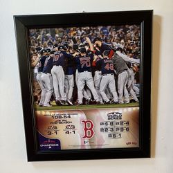 Boston Red Sox Fanatics Authentic 2018 MLB World Series Champions Framed 16.5” X 14.75”
