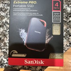 SanDisk Extreme Pro Portable SDD 4TB
