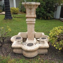 Water Fountain Front Yard