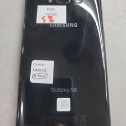 Samsung galaxy s8 64gb, Unlocked,  New Battery