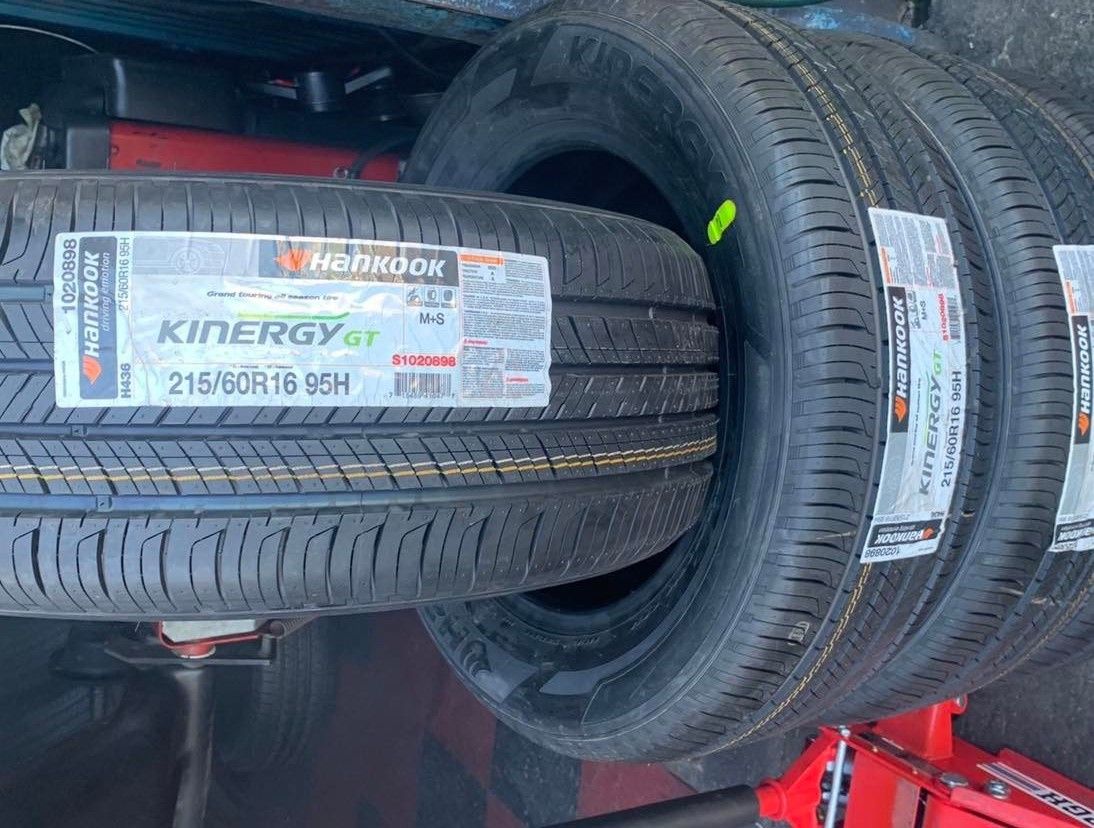 215/60/16 Hankook kinergy New Tires Installed and Balanced