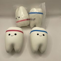 Set of 4 Hungdao Jumbo Tooth Shaped Stress Relief- slow rise
