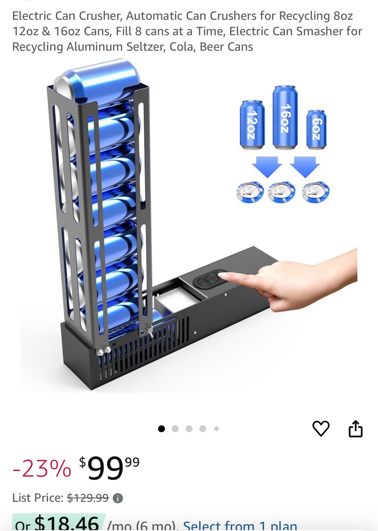 Electric Beer Can Crusher