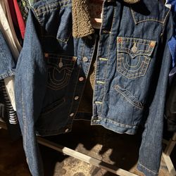True Religion Sherpa Denim Jacket 