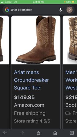 ARIAT Boots  Size 11 