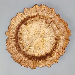 (130) Gold Glass Charger Plates ($700 OBO)