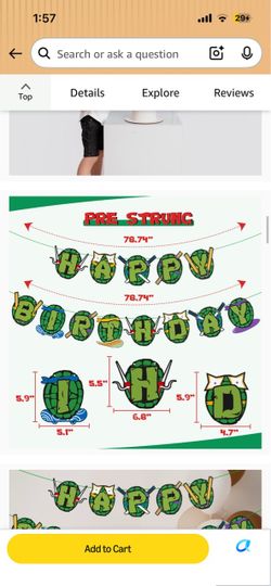 Ninja Turtles Happy Birthday bundle