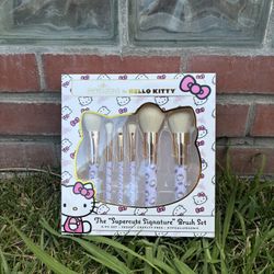 Makeup Brush Set Hello Kitty 