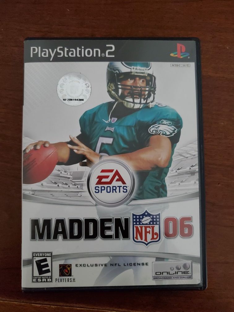 Madden 06 for Playstation 2 Ps2 complete in box